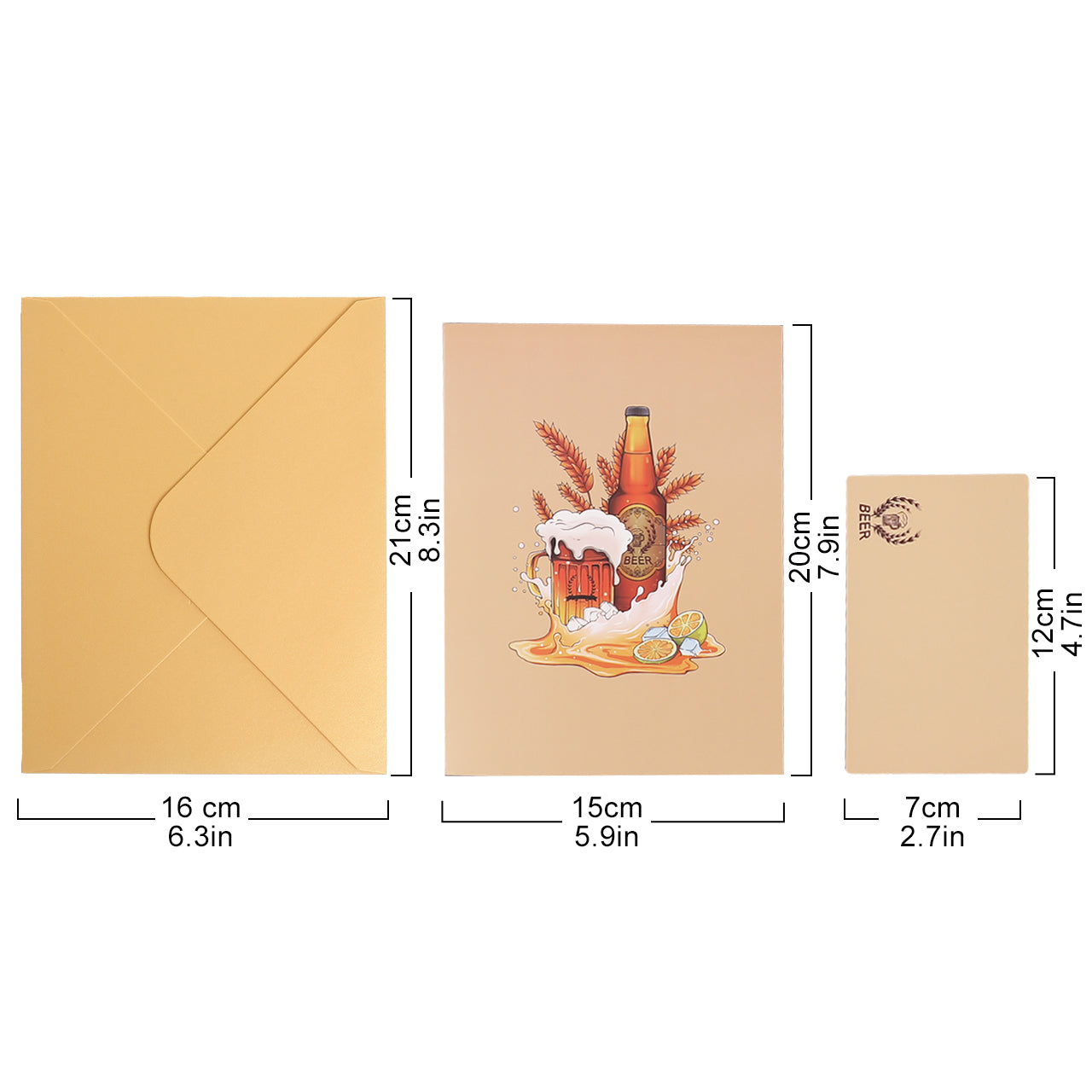 Beer Pop Up Card