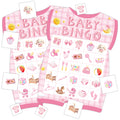 Baby Girl Shower Bingo Game Cards Set