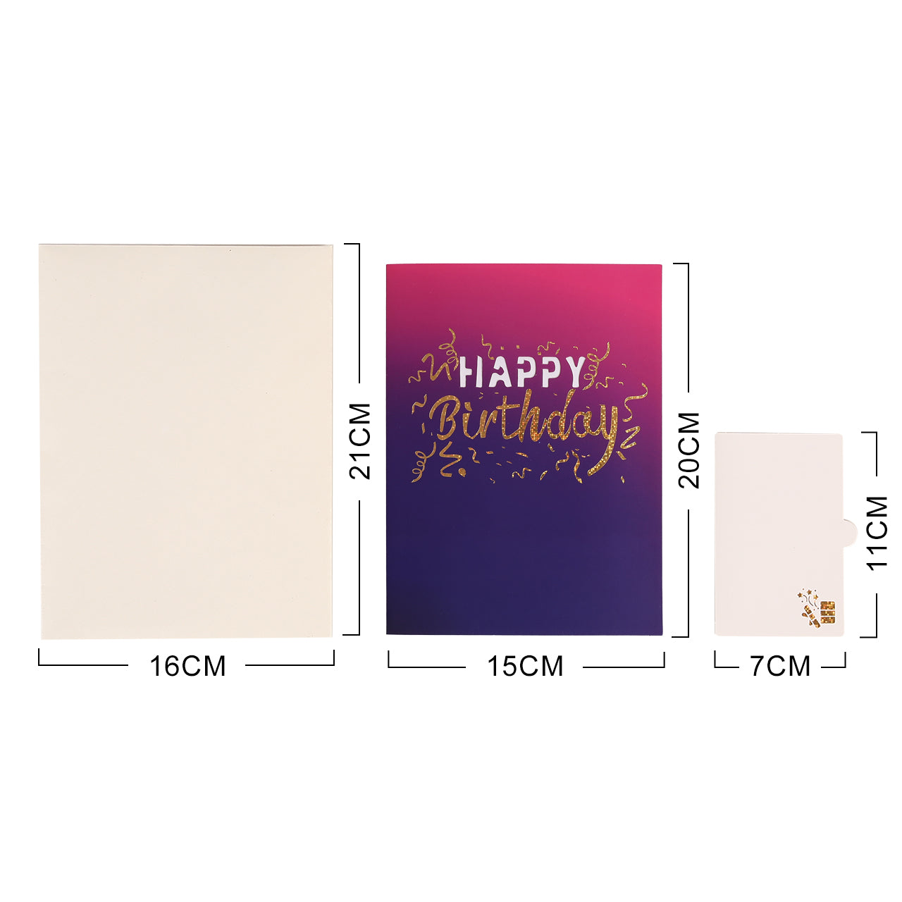 Birthday Cake & Balloon Pop Up Card