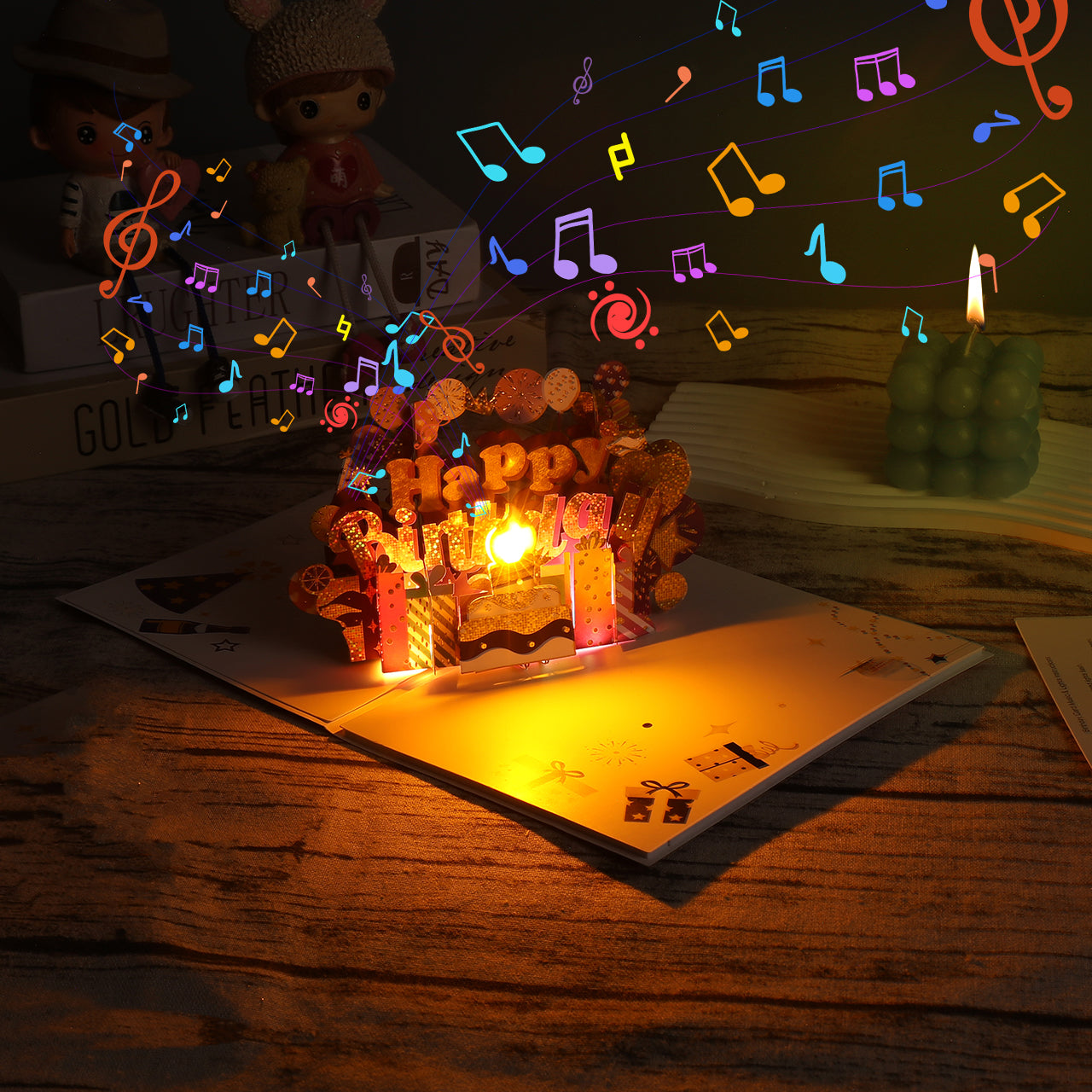 Happy Birthday Musical Pop Up Card