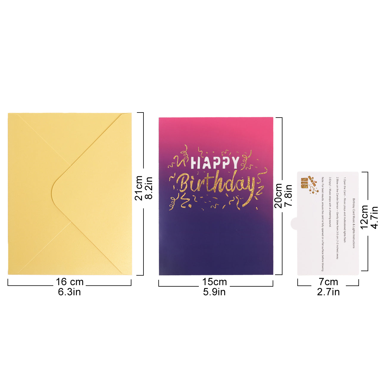 Happy Birthday Musical Pop Up Card
