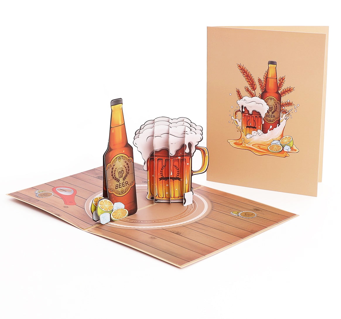 Beer Pop Up Card