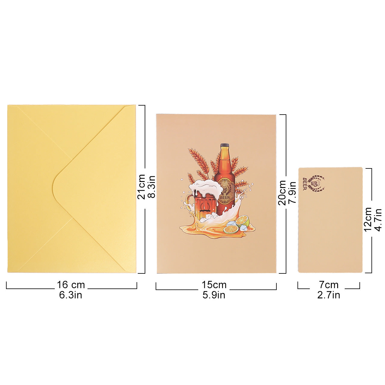 Beer Pop Up Card