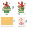 Dinosaur Birthday Pop Up Card