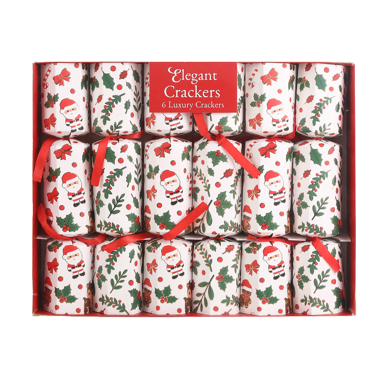 Luxury Christmas Crackers 12in - Set of 6