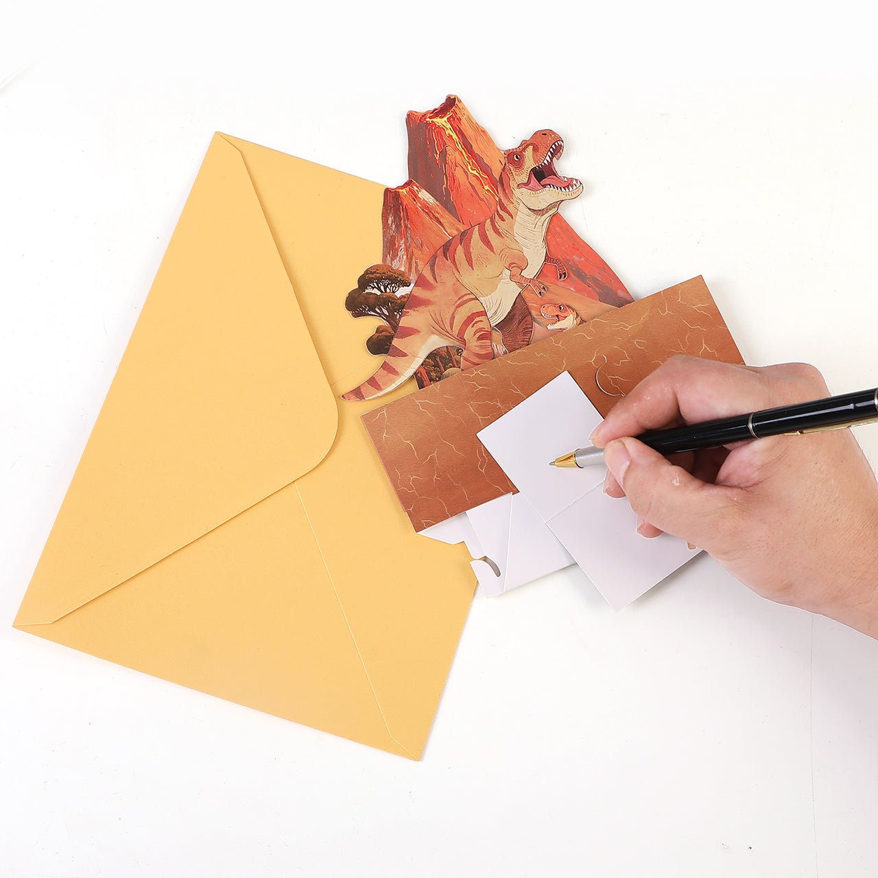 Best Dad Ever Dinosaur Pop Up Card