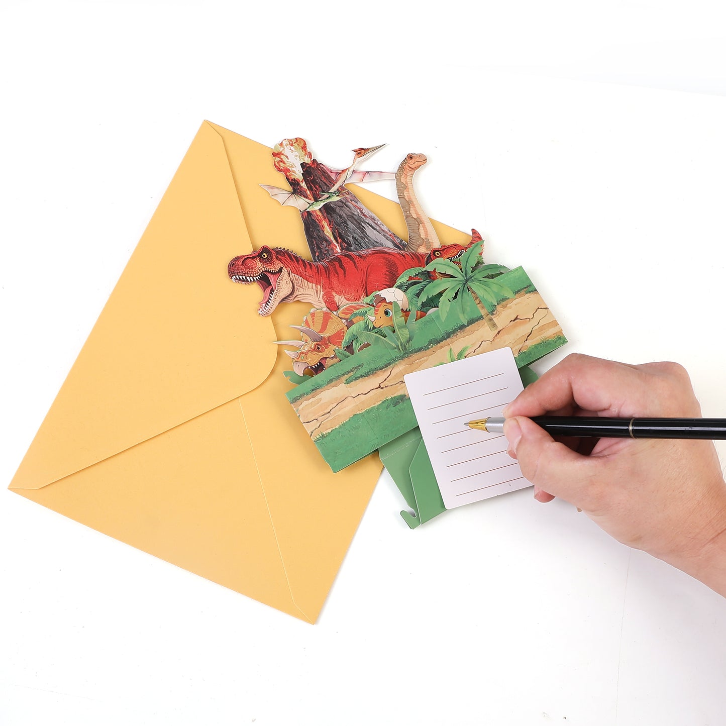 Dinosaur Birthday Pop Up Card