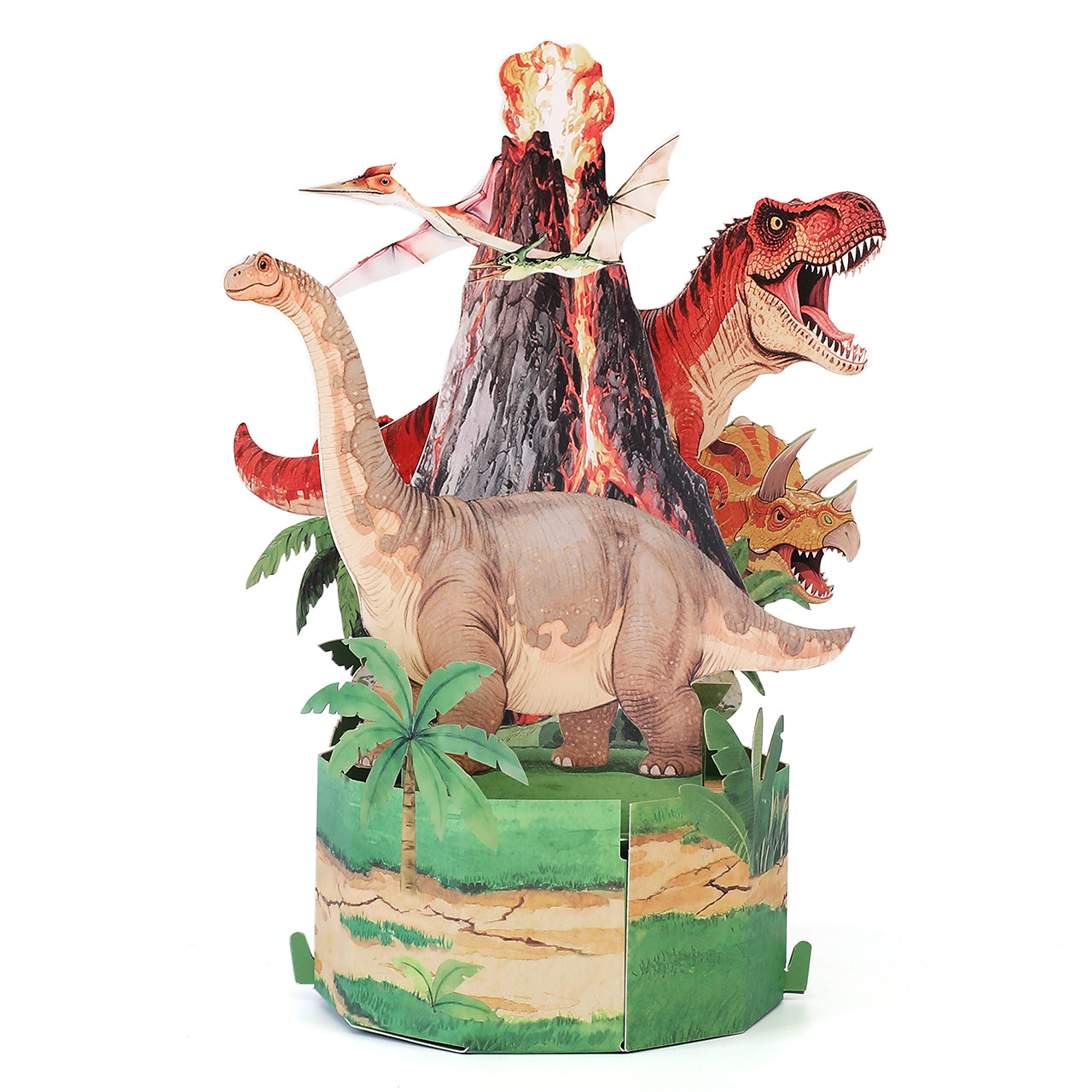 Dinosaur Birthday Pop Up Card