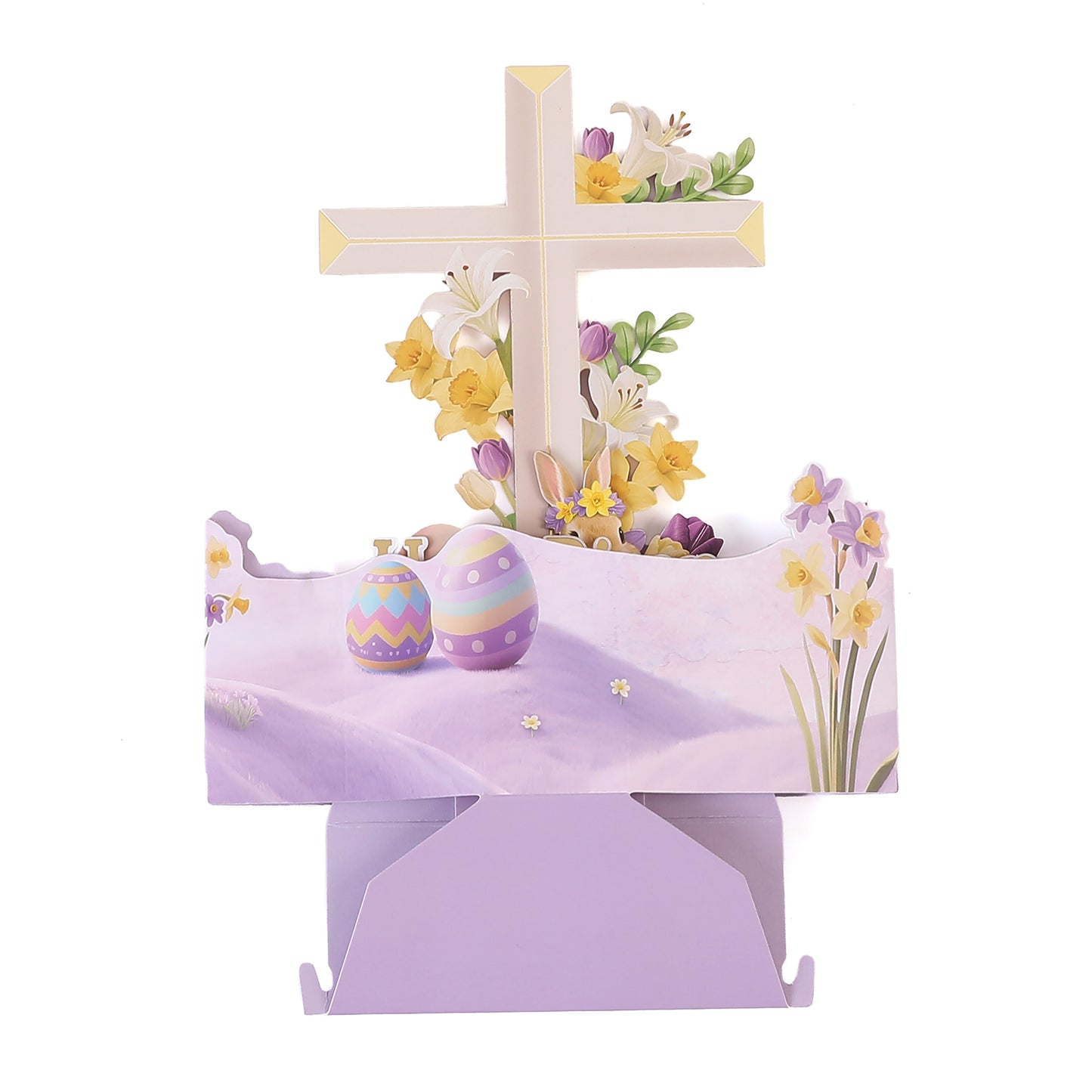 He is Risen Easter Cross Pop Up Card
