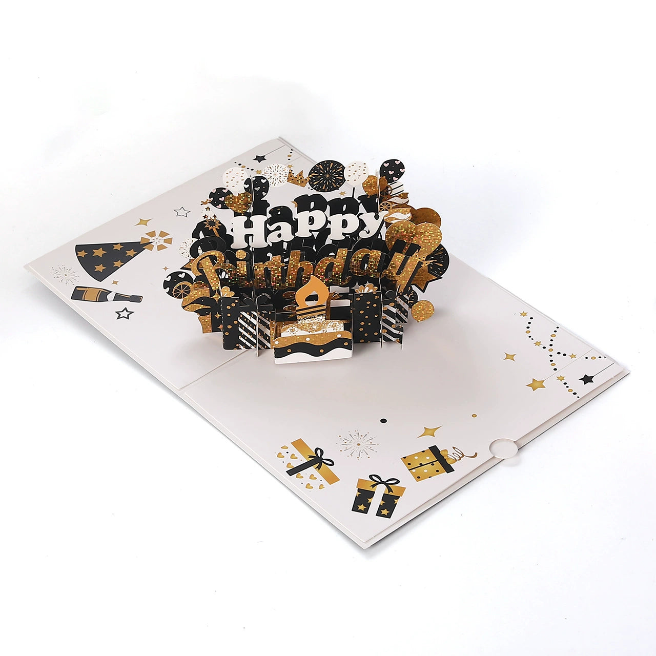 Birthday Cake & Balloon Pop Up Card