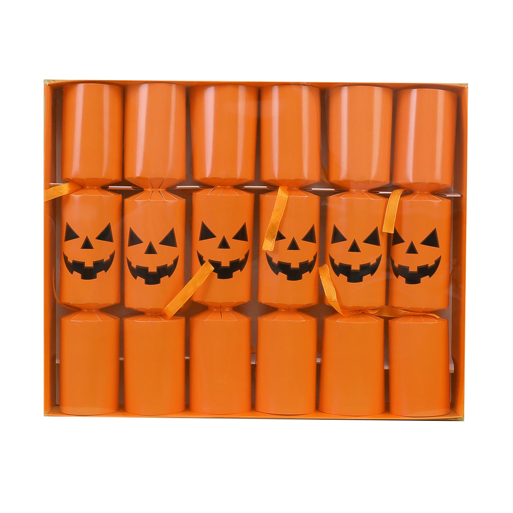 Halloween Pumpkin Crackers – Set of 6