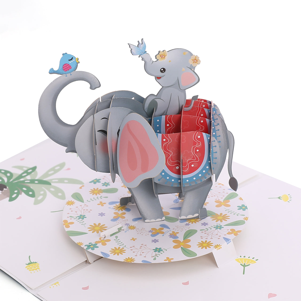 Love You Mum Elephant Pop Up Card