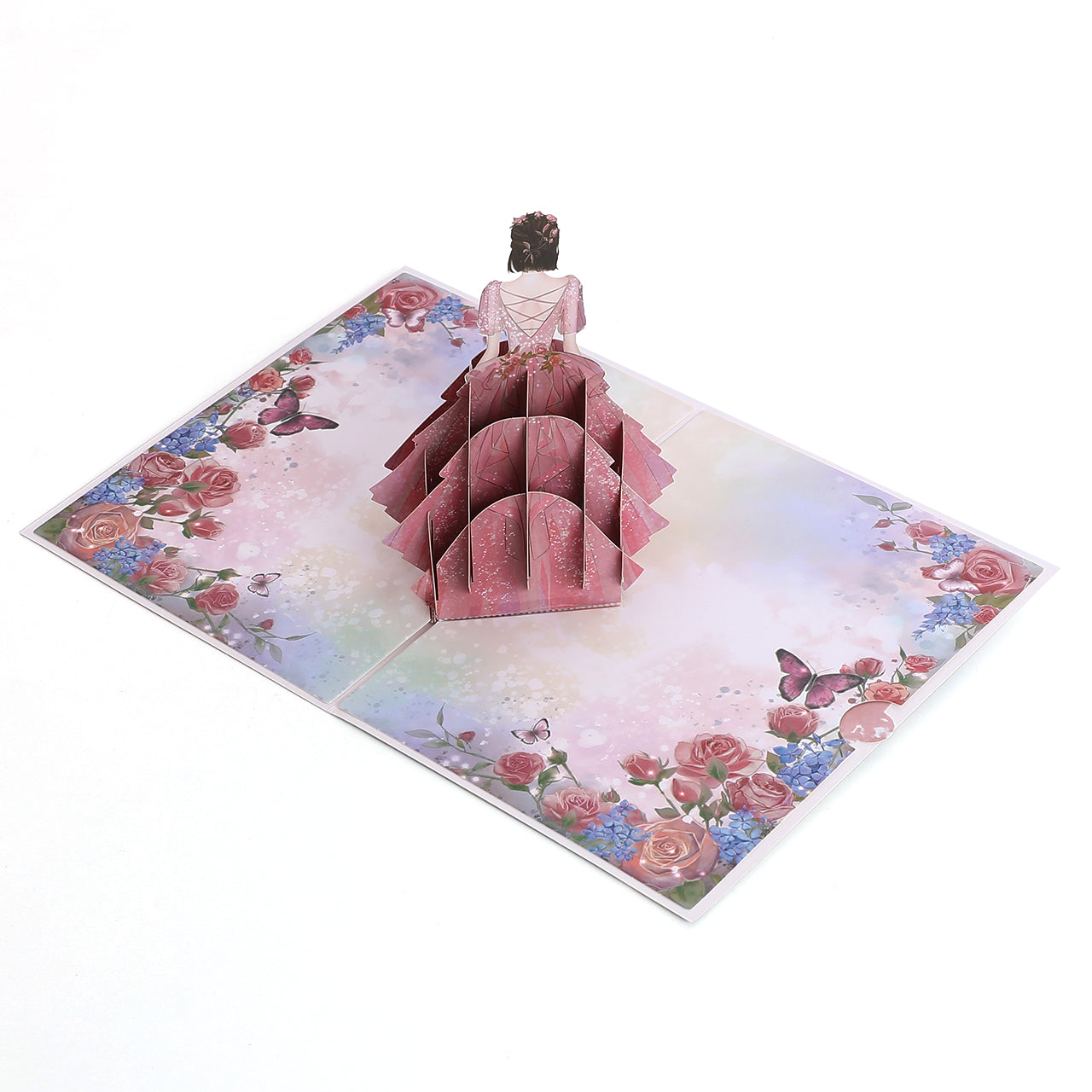 Princess Ball Gown Pop Up Card