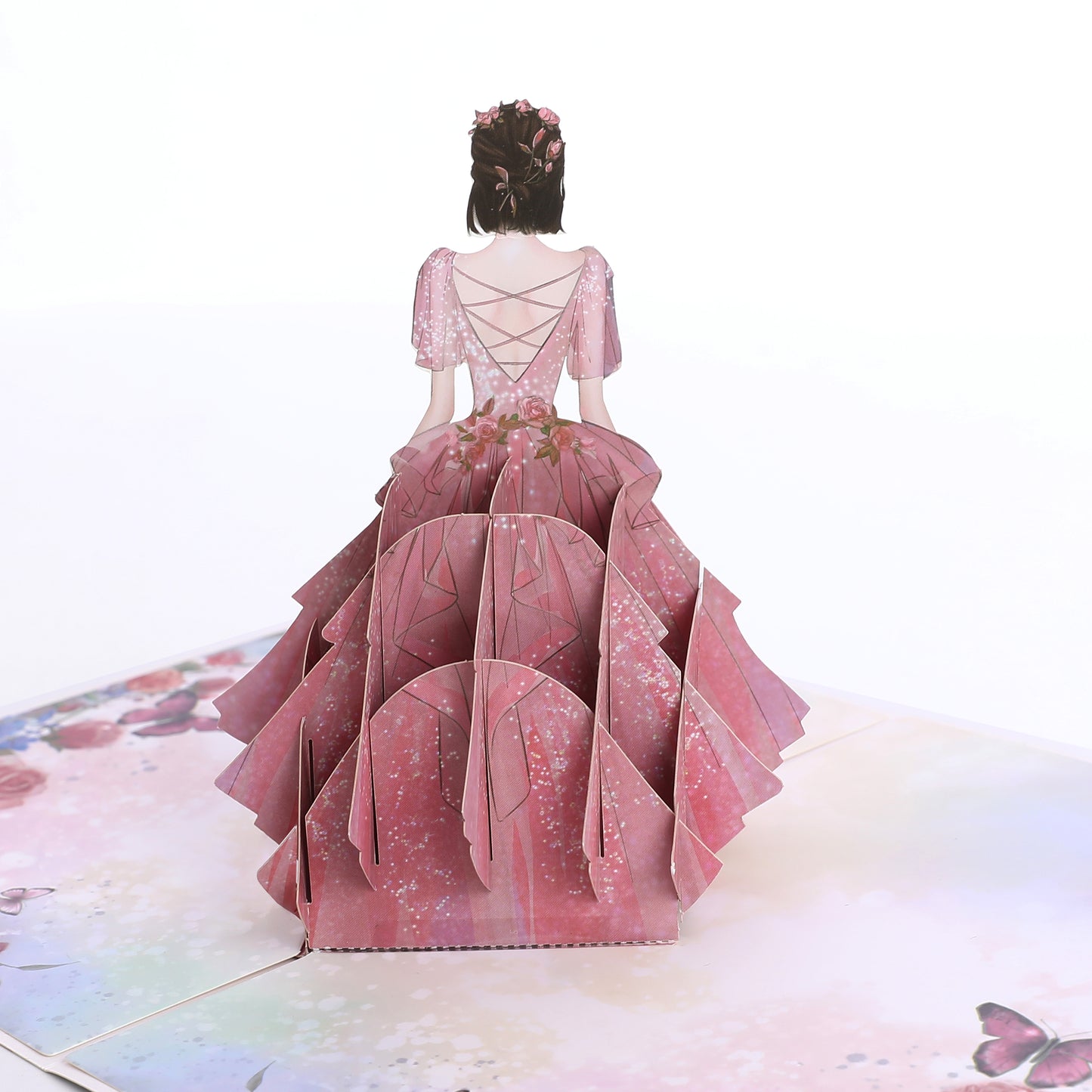 Princess Ball Gown Pop Up Card