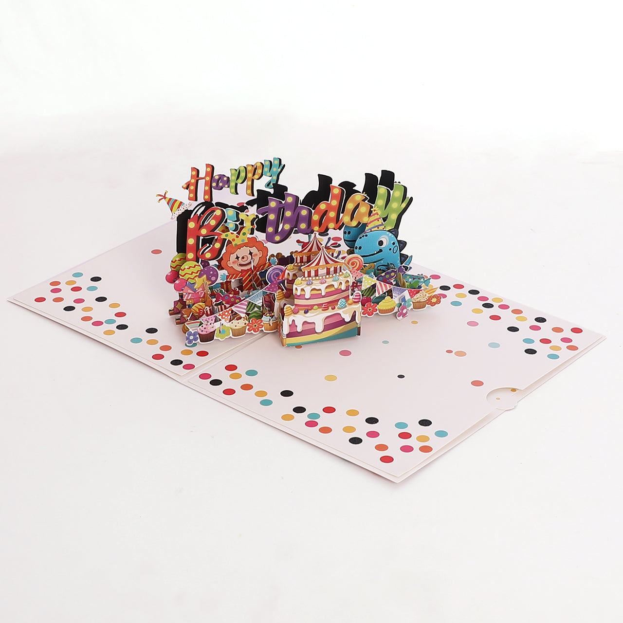 Happy Birthday Confetti Pop Up Card