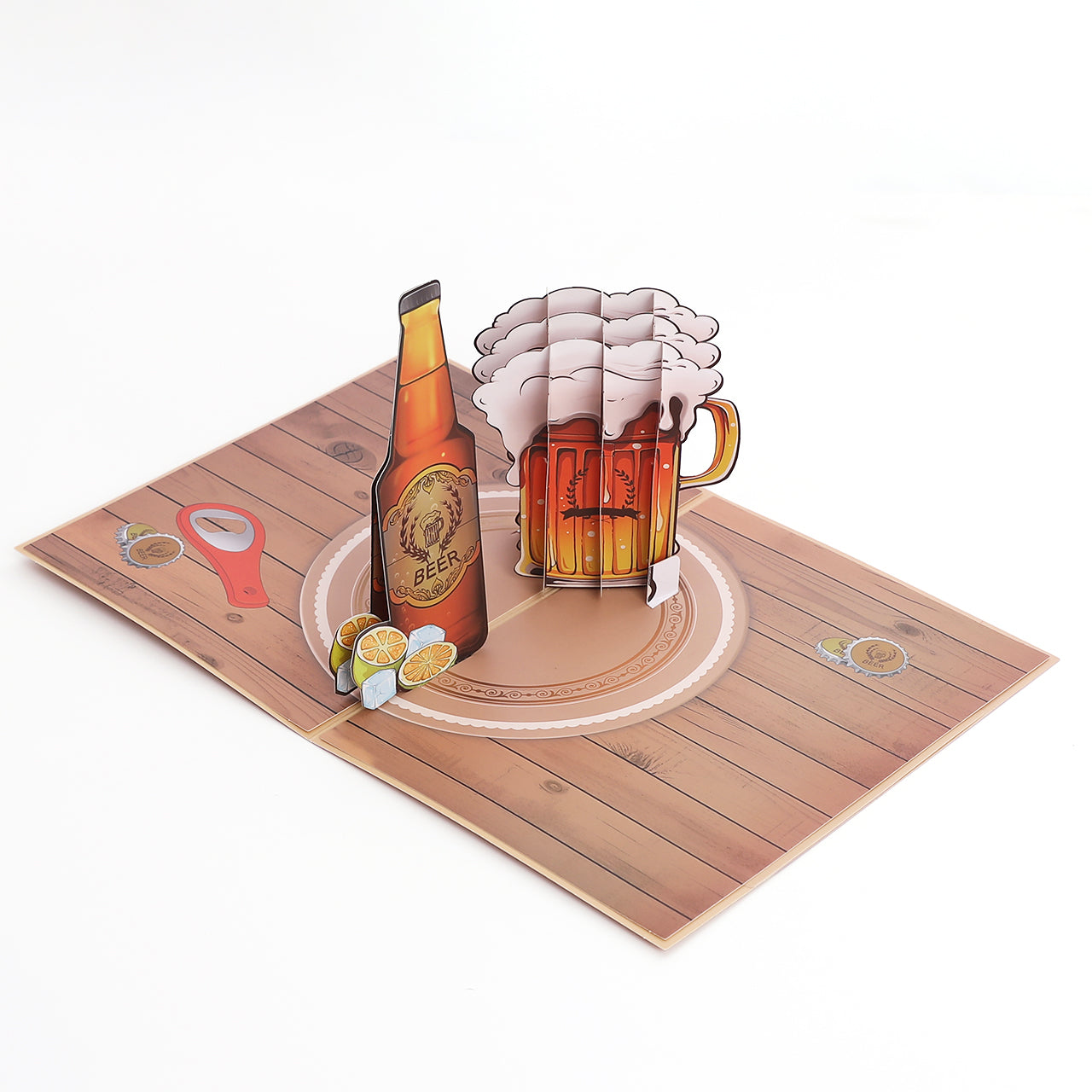 Beer Pop Up Card