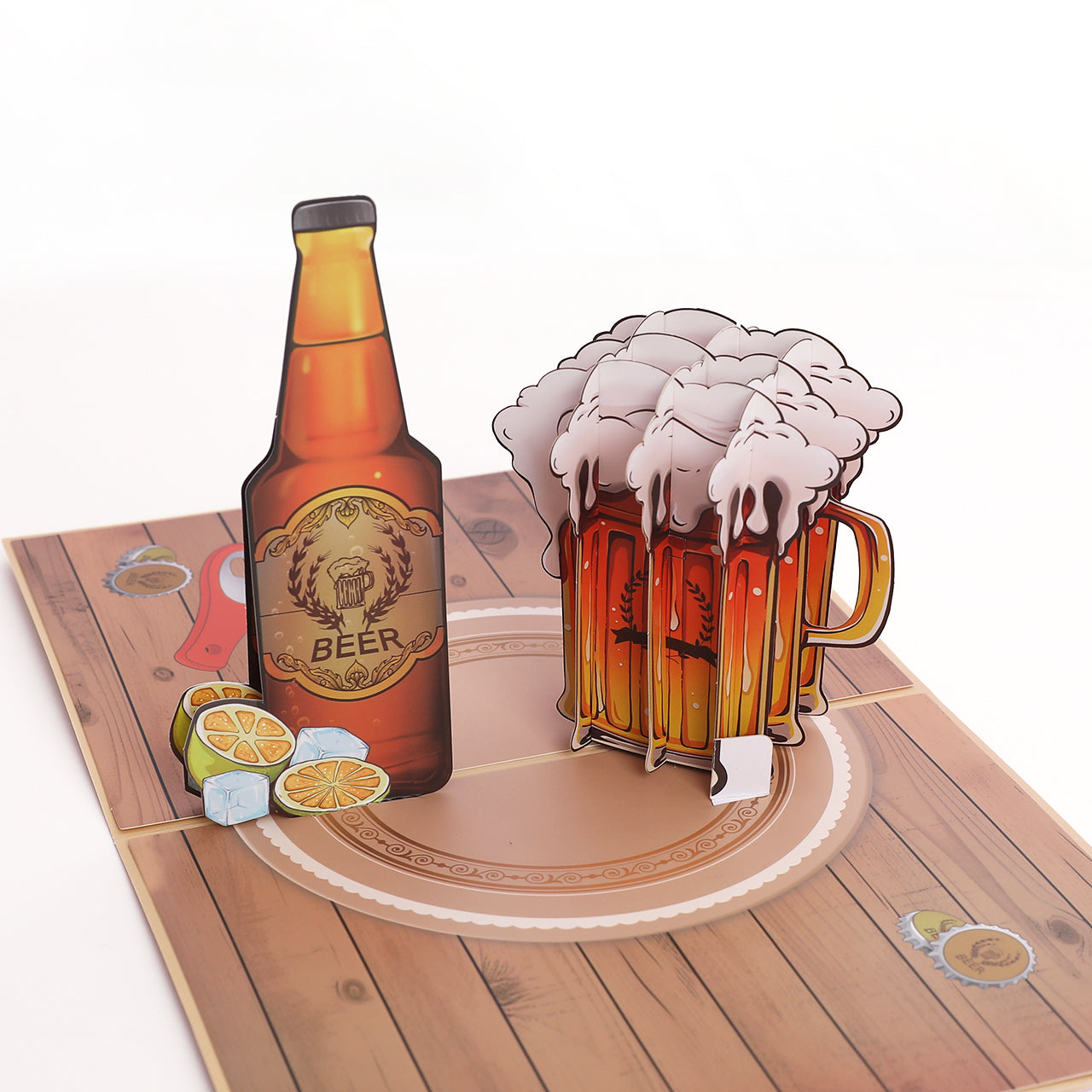 Beer Pop Up Card