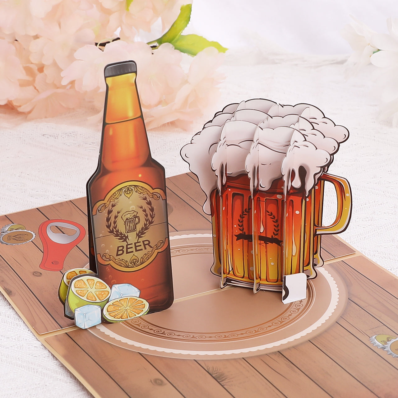 Beer Pop Up Card