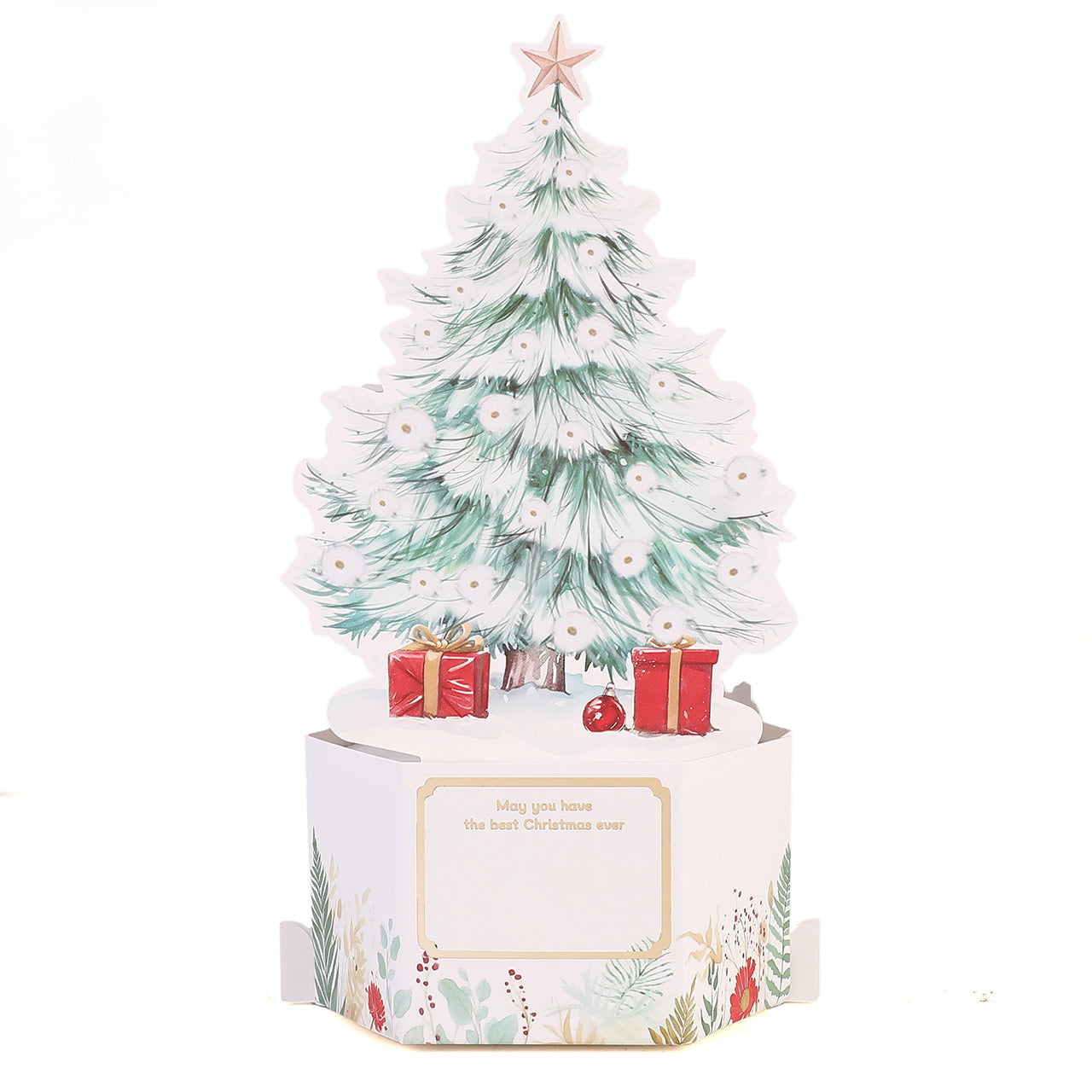 Polar Bear Christmas Pop Up Card