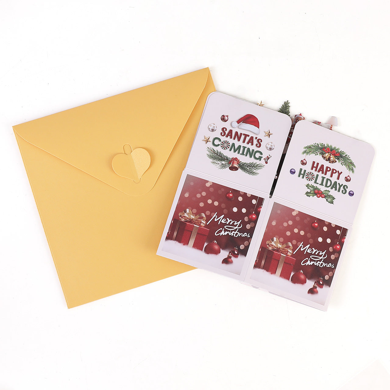 Santa's Coming Christmas Pop Up  Card