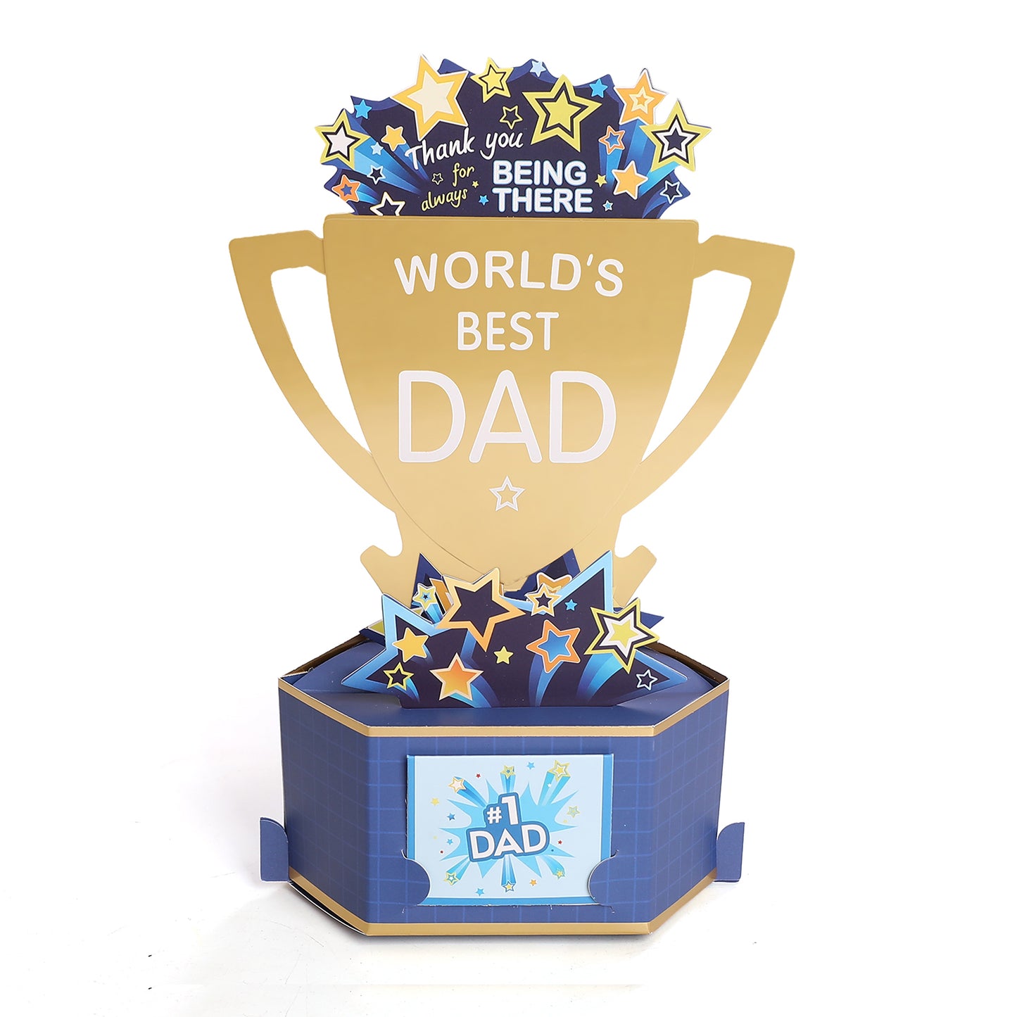 World's Best Dad Pop Up Card