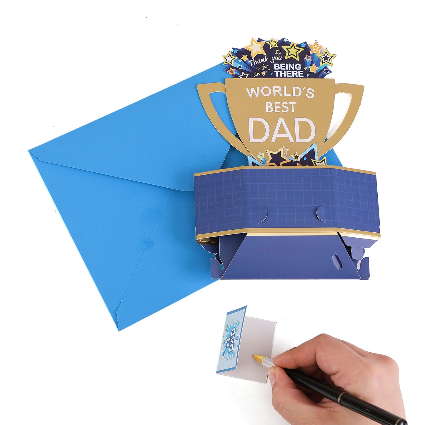 World's Best Dad Pop Up Card
