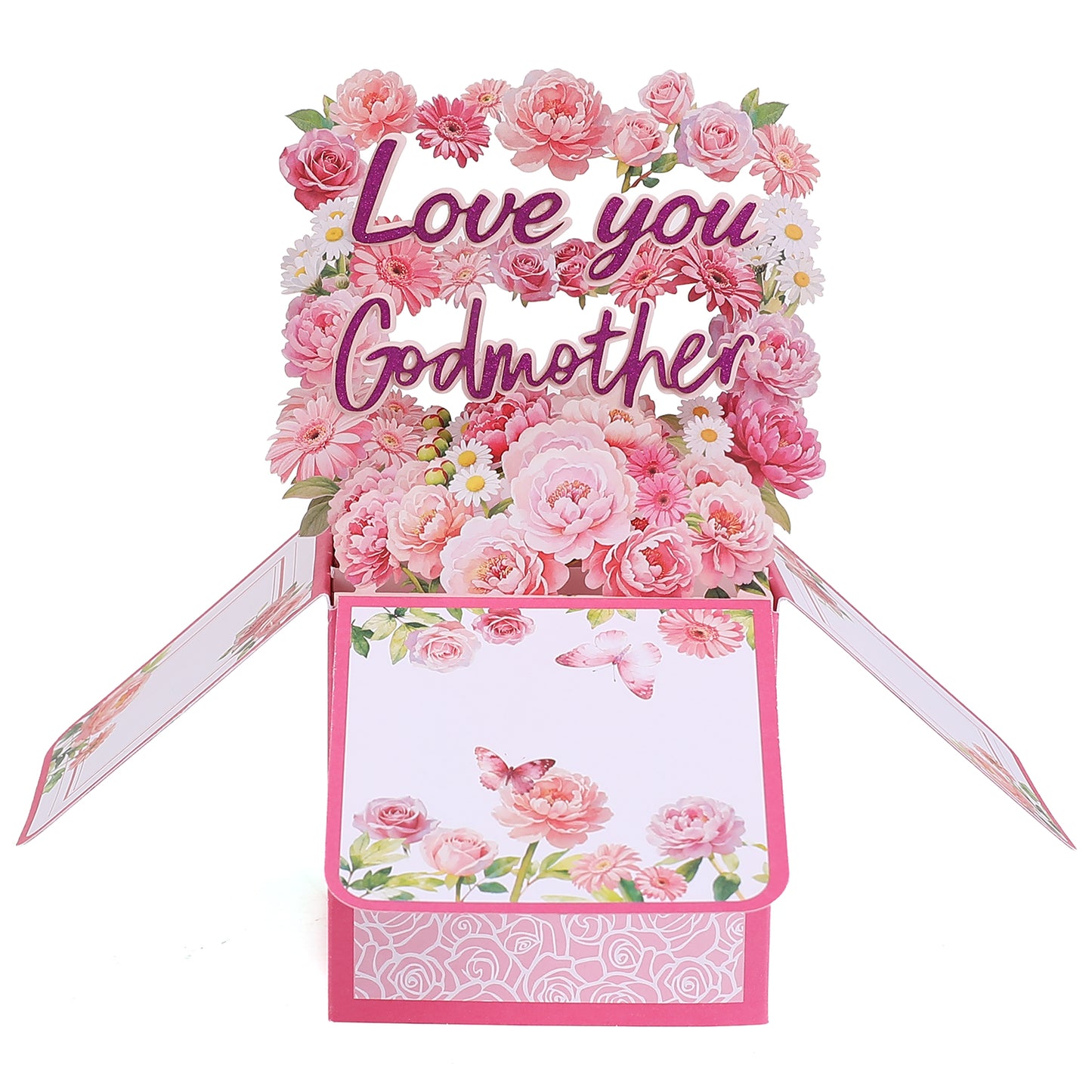 Love You Flower Box Pop Up Card